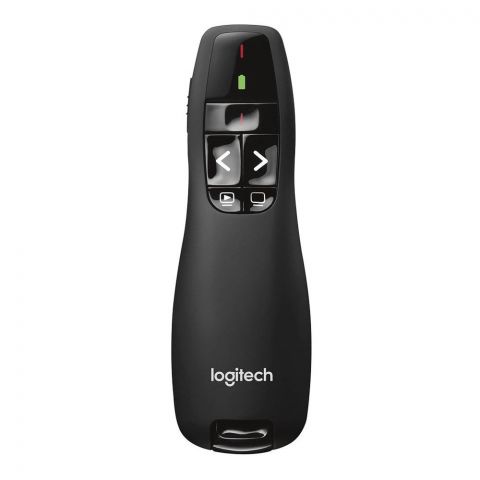 Logitech Laser Presentation Remote, Black, R400