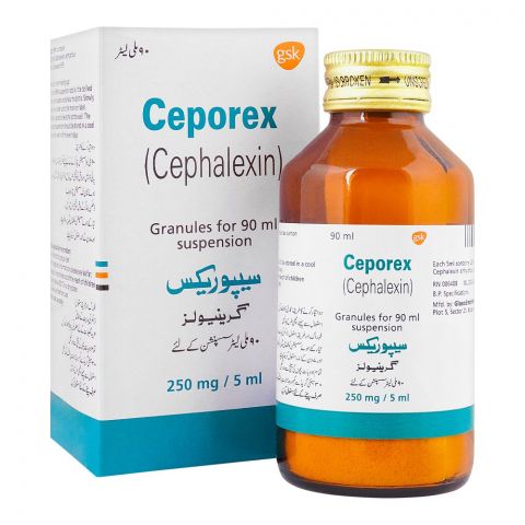 GSK Ceporex Syrup, 250mg/5ml, 90ml