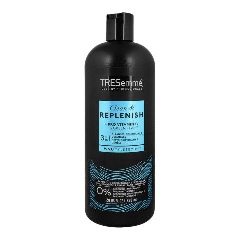 Tresemme Cleanse & Replenish 3in1 Shampoo And Conditioner 828ml
