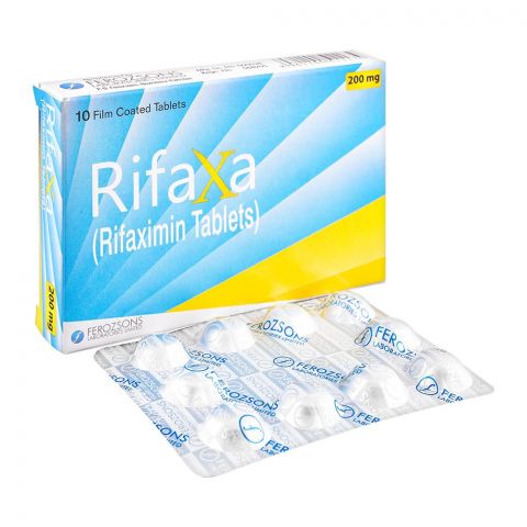 Ferozsons Laboratories Rifaxa Tablet, 200mg, 10-Pack