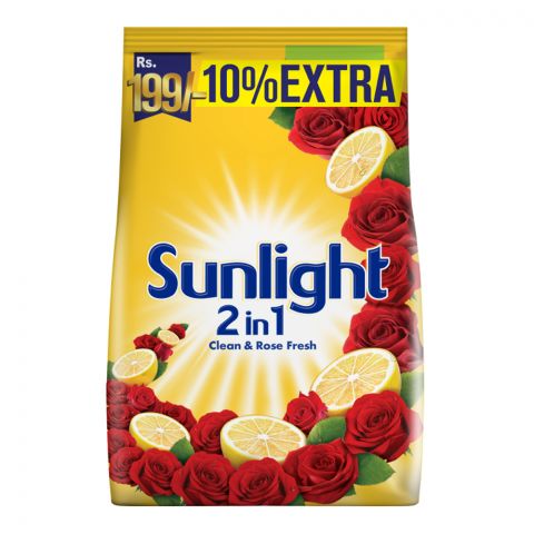 Sun Light 2-in-1 Clean & Rose Fresh Washing Powder 800g