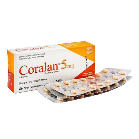 Servier Pharmaceuticals Coralan Tablet, 5mg, 56-Pack