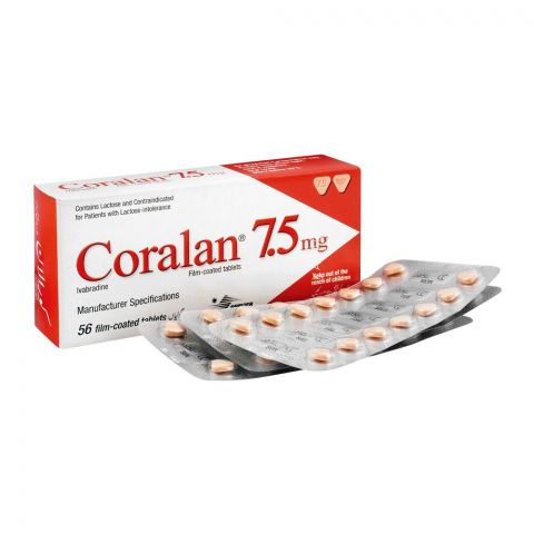 Servier Pharmaceuticals Coralan Tablet, 7.5mg, 56-Pack