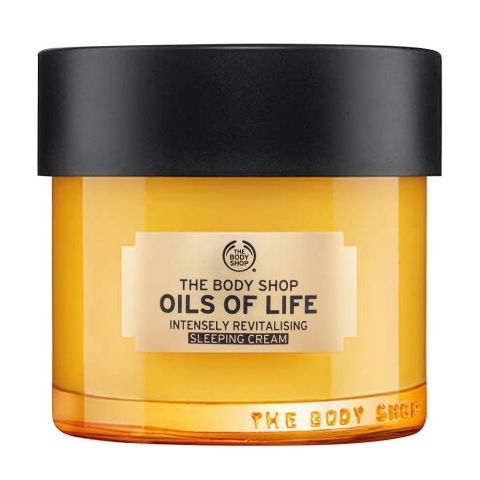 The Body Shop Oils Of Life, Intensely Revitalising Sleeping Cream, 80ml