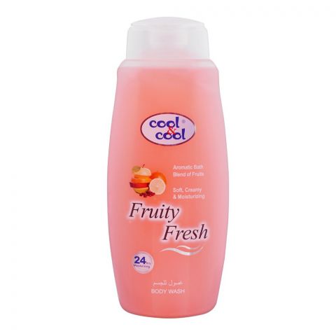 Cool & Cool Fruity Fresh Soft, Creamy & Moisturizing Body Wash, 500ml