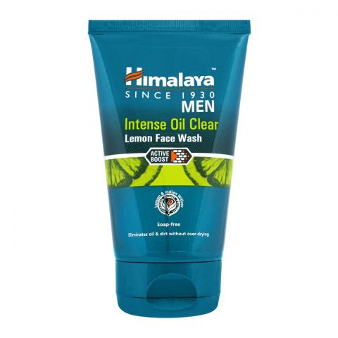 Himalaya Men Intense Oil Clear Lemon Face Wash, 100ml