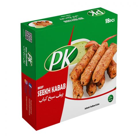 PK Beef Seekh Kabab, 540g, 18-Pack
