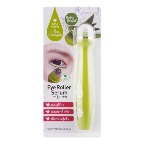 Baby Bright Aloe Vera & Fresh Collagen Eye Roller Serum, 15ml