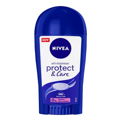 Nivea 48H Anti-Perspirant Protect & Care Deodorant Stick, For Women, 40ml