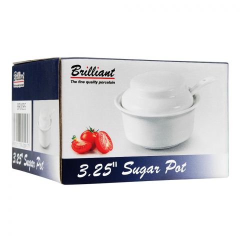 Brilliant Sugar Pot, 3.25 Inches, BR-0095