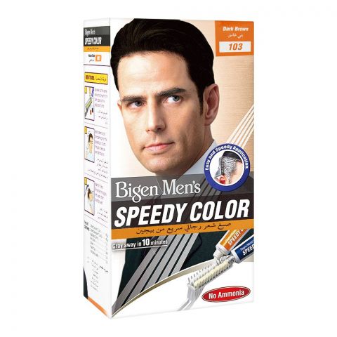 Bigen Men's Speedy Hair Color, Dark Brown 103
