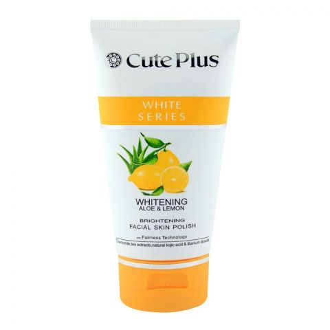 Cute Plus White Series Whitening Aloe and Lemon Facial Skin Polish 150ml