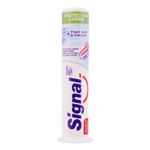 Signal Protection Caries Toothpaste Pump, 100ml 