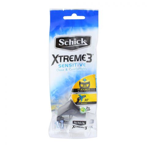 Schick Xtreme 3 Sensitive Disposable Razor, 1 Count