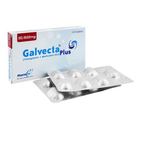 PharmEvo Galvecta Plus Tablet, 50/850mg, 14-Pack