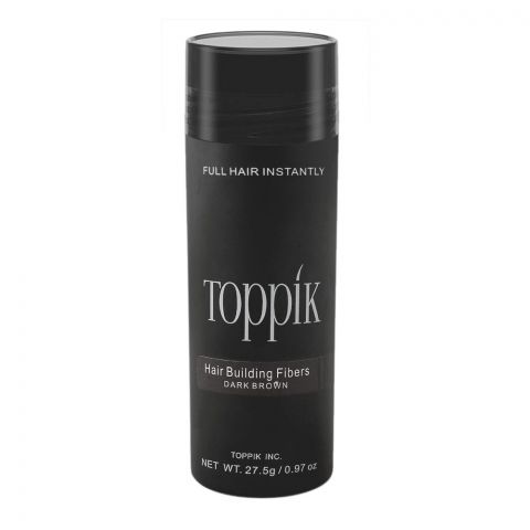 Toppik Hair Building Fibers, Dark Brown, 27.5g