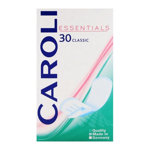 Caroli Essentials Classic Panty Liners 30-Pack