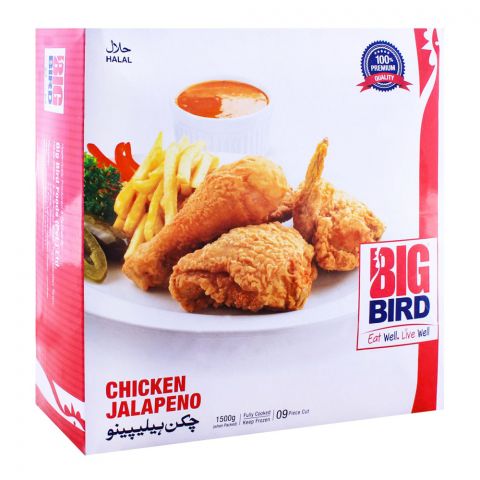 Big Bird Chicken Jalapeno, 9 Pieces, 1250gm