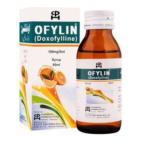 Continental Pharmaceuticals Ofylin Syrup, 100mg/5ml, 60ml