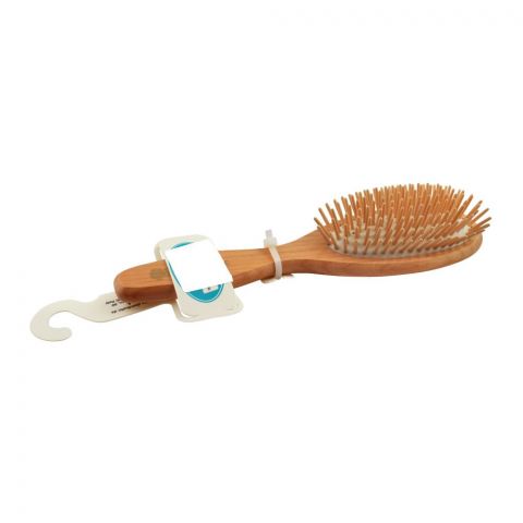 Mira Hair Brush, Oval Shape, Wooden Style, No. 320