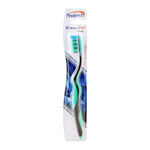 Protect Xtract Pro Tongue Cleaner Toothbrush, Soft