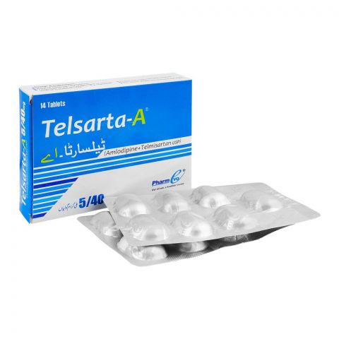 PharmEvo Telsarta-A Tablet, 5/40mg, 14-Pack