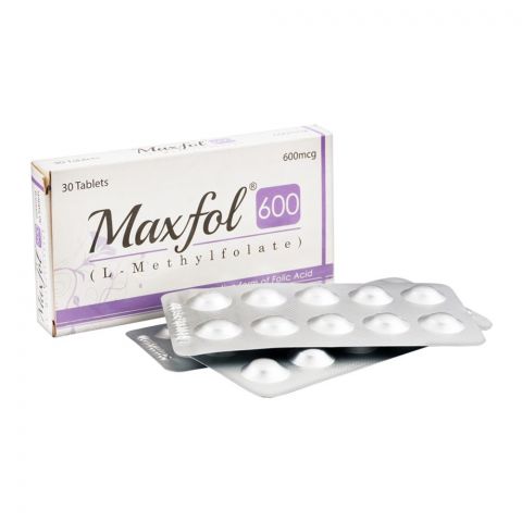 High-Q Pharmaceuticals Maxfol Tablet, 600mcg, 30-Pack