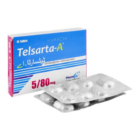 PharmEvo Telsarta-A Tablet, 5/80mg, 14-Pack