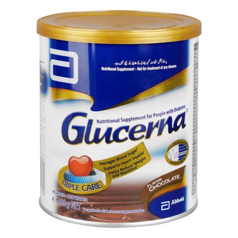 Glucerna Tripple Care Chocolate Milk Powder, 400g