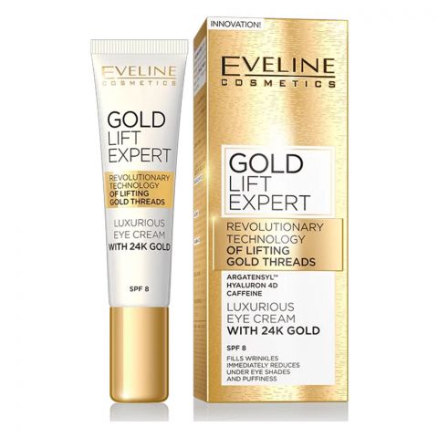 Eveline Gold Lift Expert Luxurious Eye Cream 24K Gold .15ml