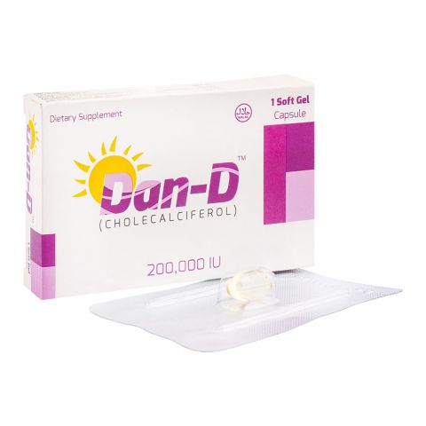 CCL Pharmaceuticals Dan-D Soft Gel Capsule, 200000IU, 1-Pack