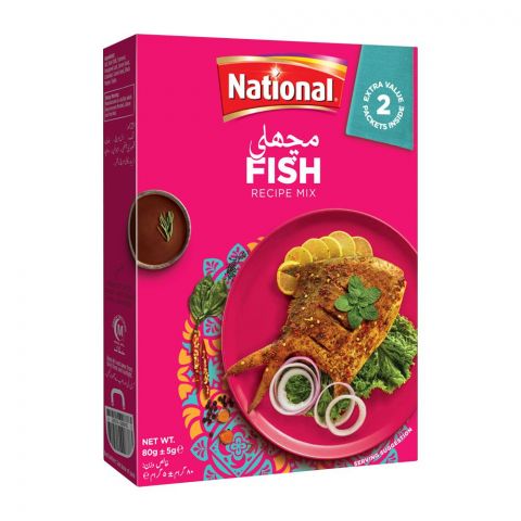 National Fish Recipe Masala Mix, Double Pack, 80g