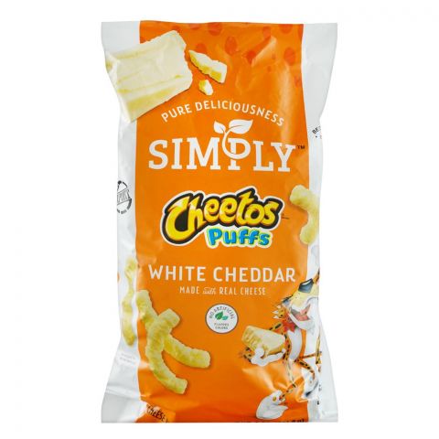 Cheetos Simply Puff White Cheddar Cheese Snacks, 226.8g