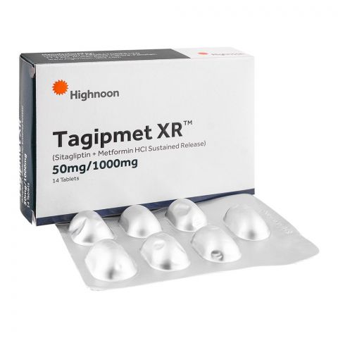 Highnoon Laboratories Tagipmet XR Tablet, 50/1000mg, 14-Pack
