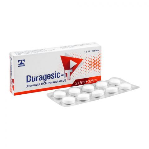 Tabros Pharma Duragesic-T Tablet, 37.5mg+325mg, 10-Pack