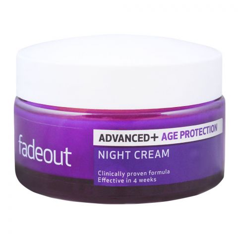 Fade Out Advanced+ Age Protection Whitening Night Cream, 50ml