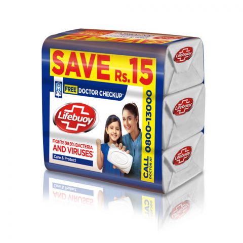 Lifebuoy Care Soap, Value Pack 3x112g