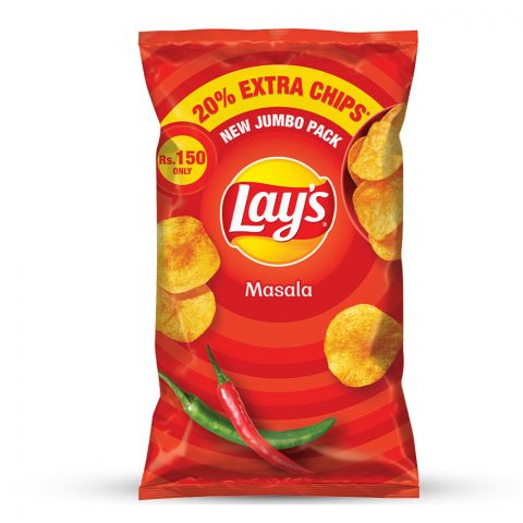 Lay's Masala Chips, New Jumbo Pack, 120g