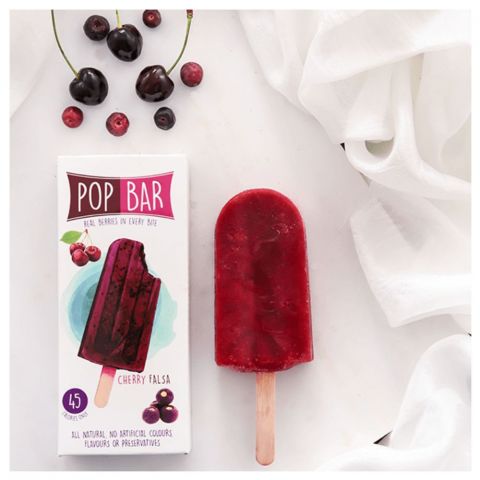 Wholesome Foods Pop Bar Cherry Falsa Ice Cream, 80g