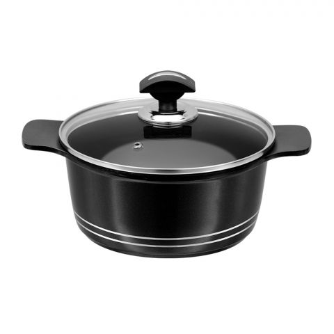 Sonex Die Cast Omega Glass Lid Cooking Pot, 30cm, 11.8 Inches, 52262