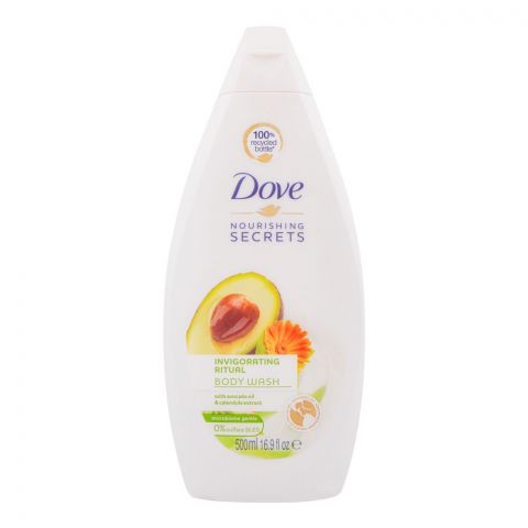 Dove Nourishing Secrets Invigorating Ritual Body Wash, 0% Sulfate SLES, 500ml