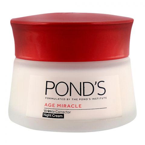 Pond's Age Miracle Wrinkle Corrector Night Cream 50ml Jar Thai