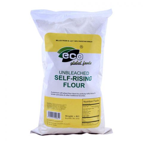 Eco Global Food Unbkeached Self-Rising Flour 1 KG