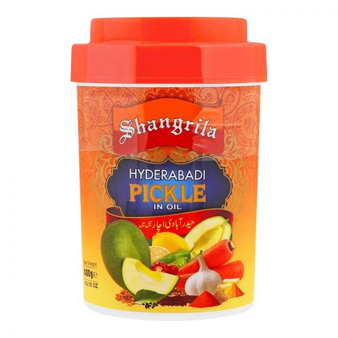 Shangrila Hyderabadi Pickle In Oil, Jar, 400g
