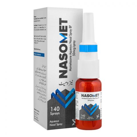 Sante Pharma Nasomet Aqueous Nasal Spray, 140 Sprays