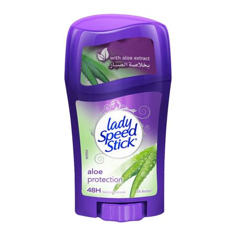 Lady Speed Stick Aloe Protection Deodorant Stick, For Women, 45g
