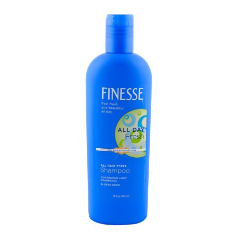 Finesse All Day Fresh All Hair Types Shampoo 15oz