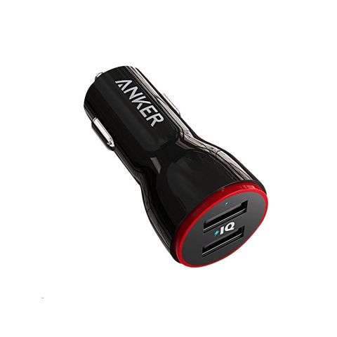 Anker 24W Power Drive 2 Dual Port USB Car Charger - A2310H11