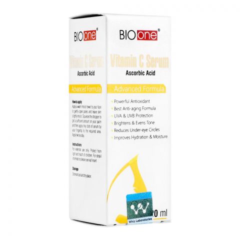 Whiz Laboratories Bio-One Vitamin C Serum, Advanced Formula, 20ml