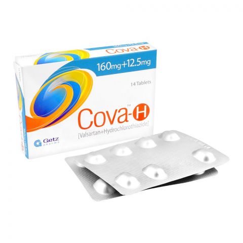 Getz Pharma Cova-H Tablet, 160mg + 12.5mg, 14-Pack